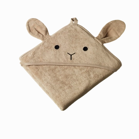 Hooded Towel - Bunny Nougat