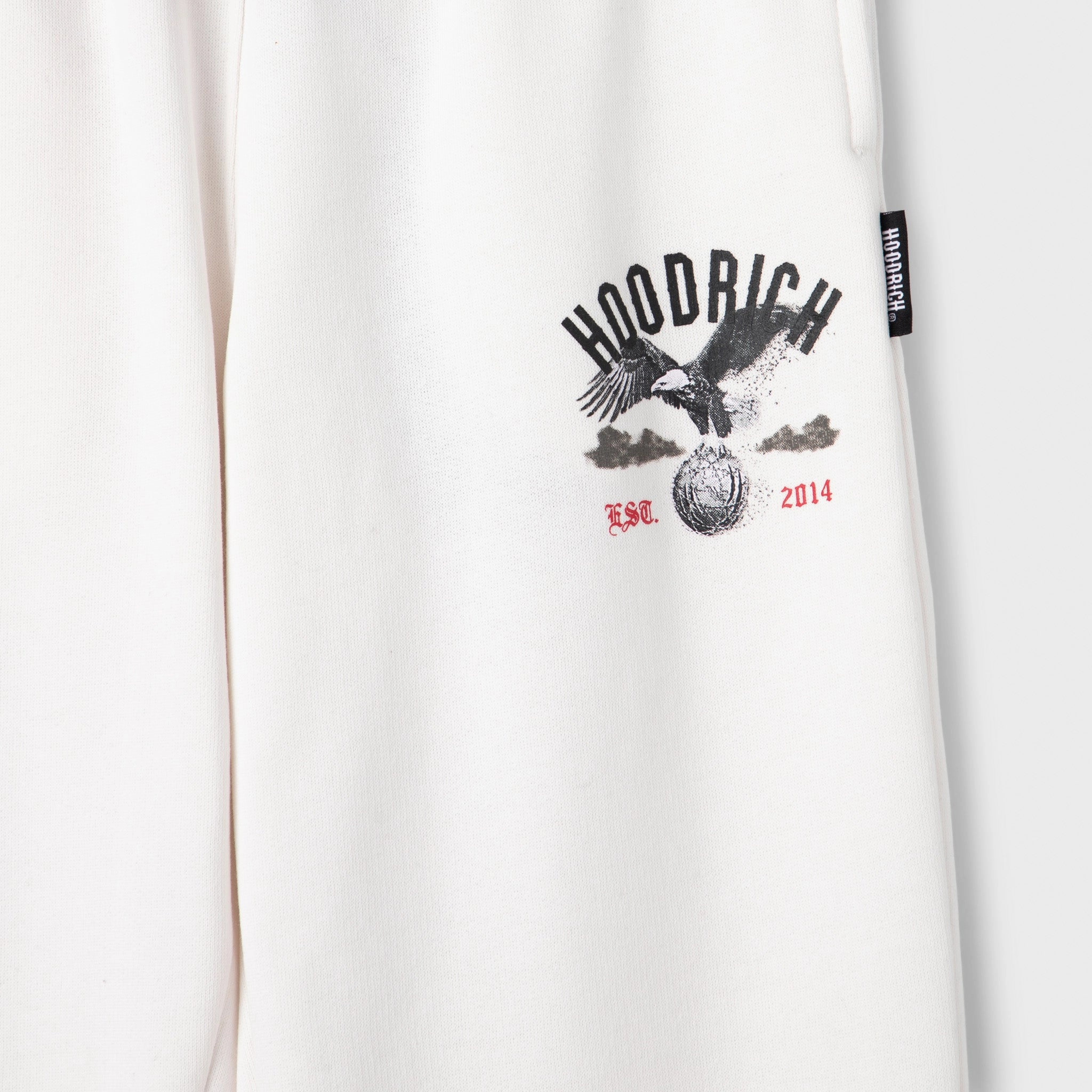 Hoodrich Juniors' Eagle Open Hem Jogger Blanc de Blanc / Black - Lychee
