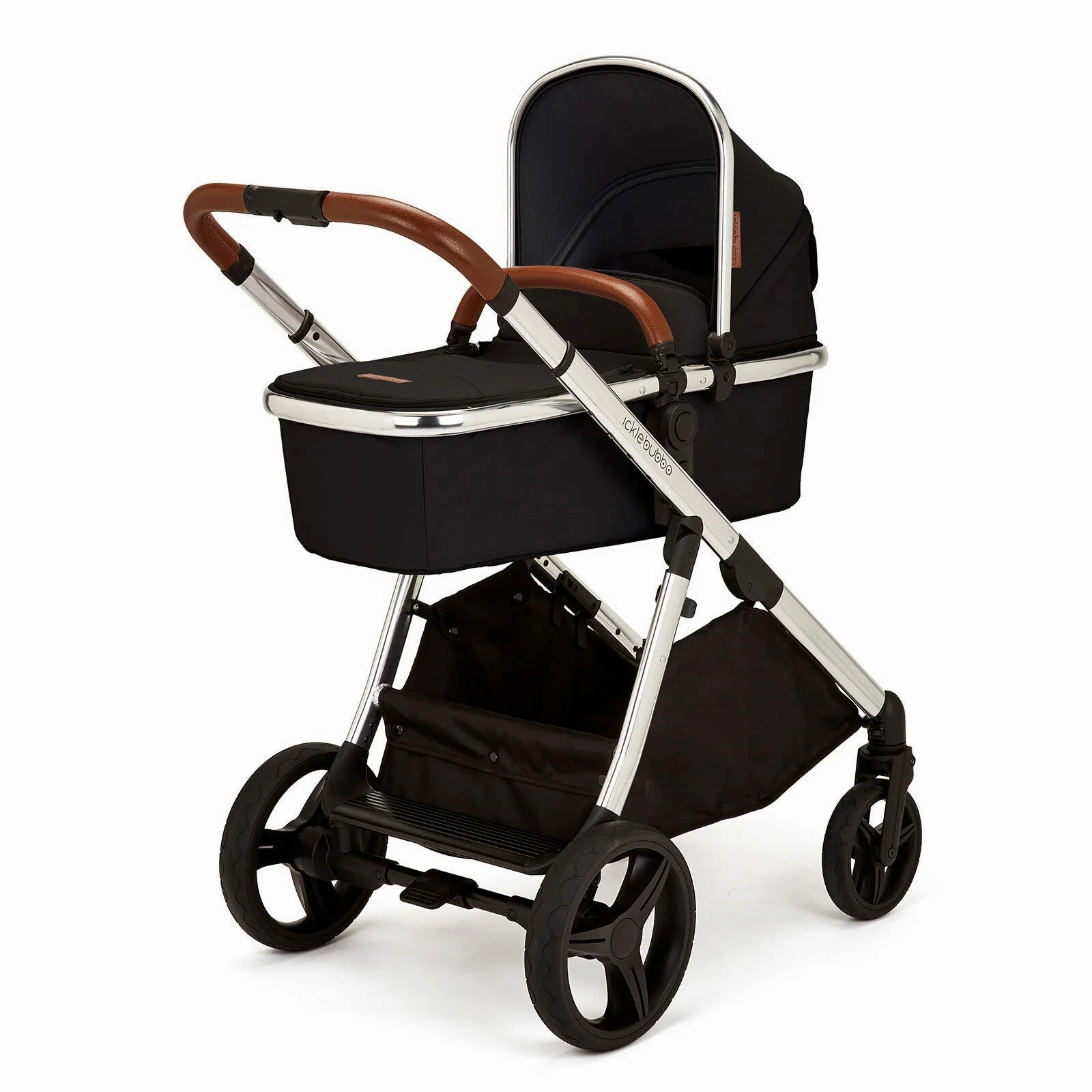 Ickle Bubba Eclipse Plus 2-in-1 Pushchair & Carrycot - Jet Black