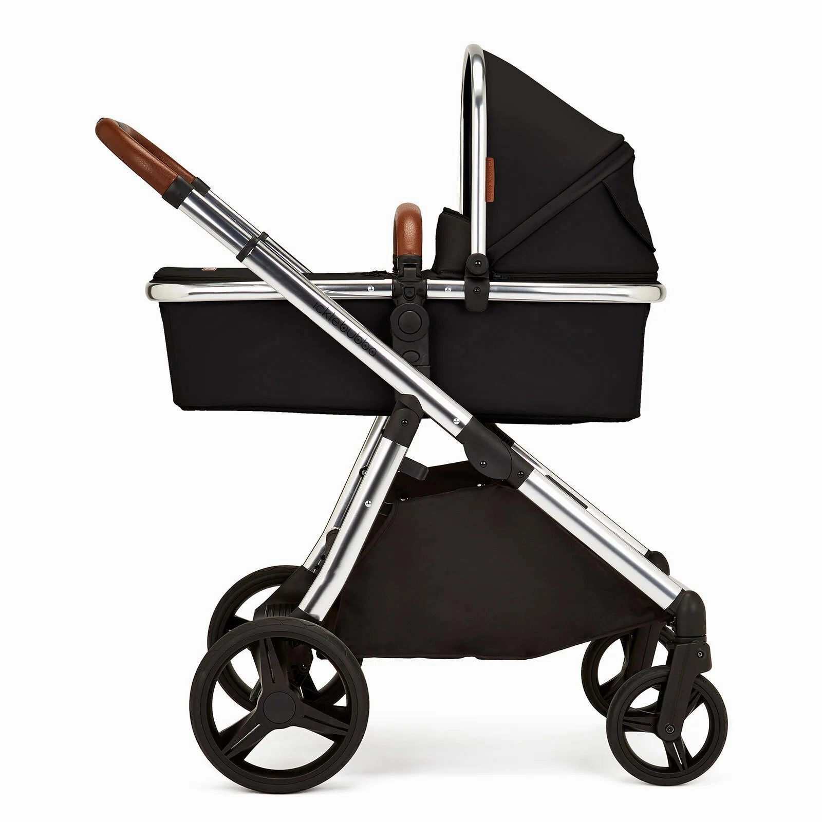 Ickle Bubba Eclipse Plus 2-in-1 Pushchair & Carrycot - Jet Black
