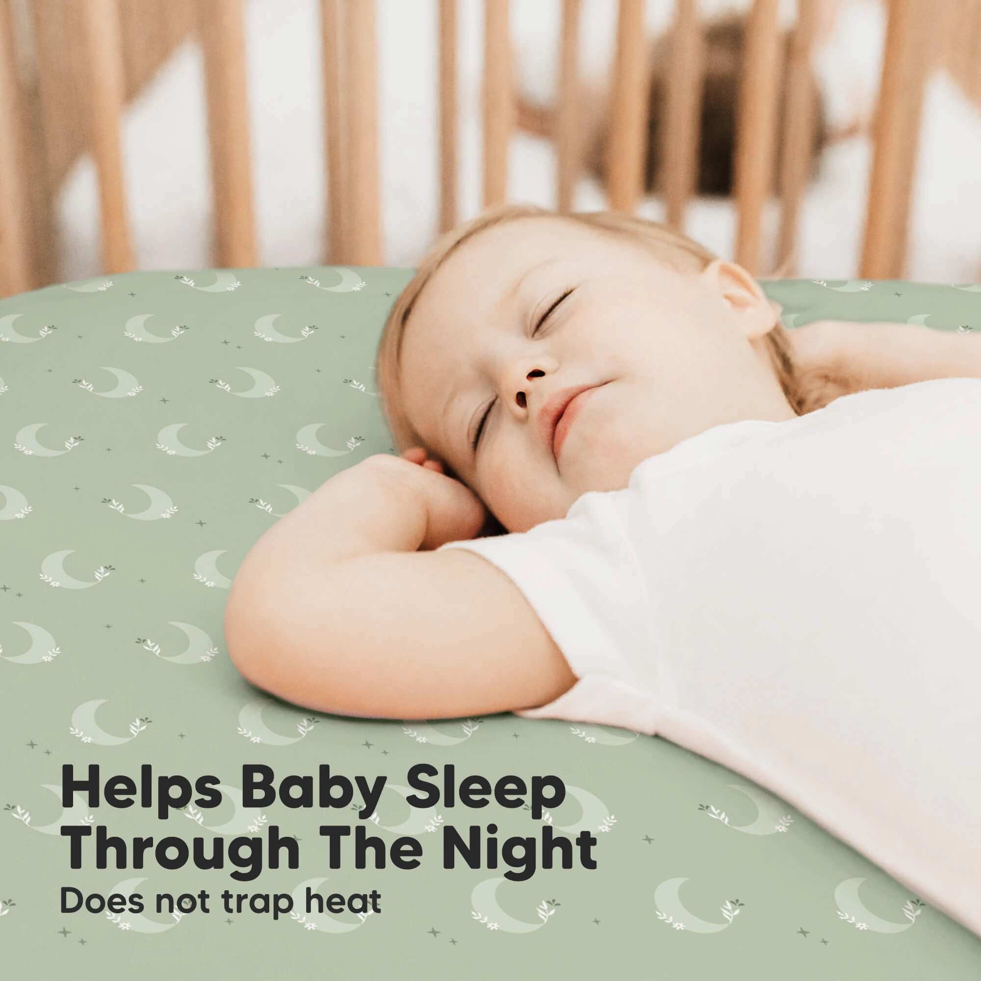 Isla Fitted Crib Sheets (Lunaris)
