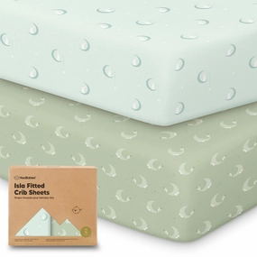 Isla Fitted Crib Sheets (Lunaris)