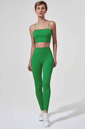 Jadeite Spaghetti Strap - Fern Green