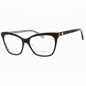 Kate Spade Women's Eyeglasses - Black Pink Plastic Full Rim Cat Eye | ADRIA 03H2 00