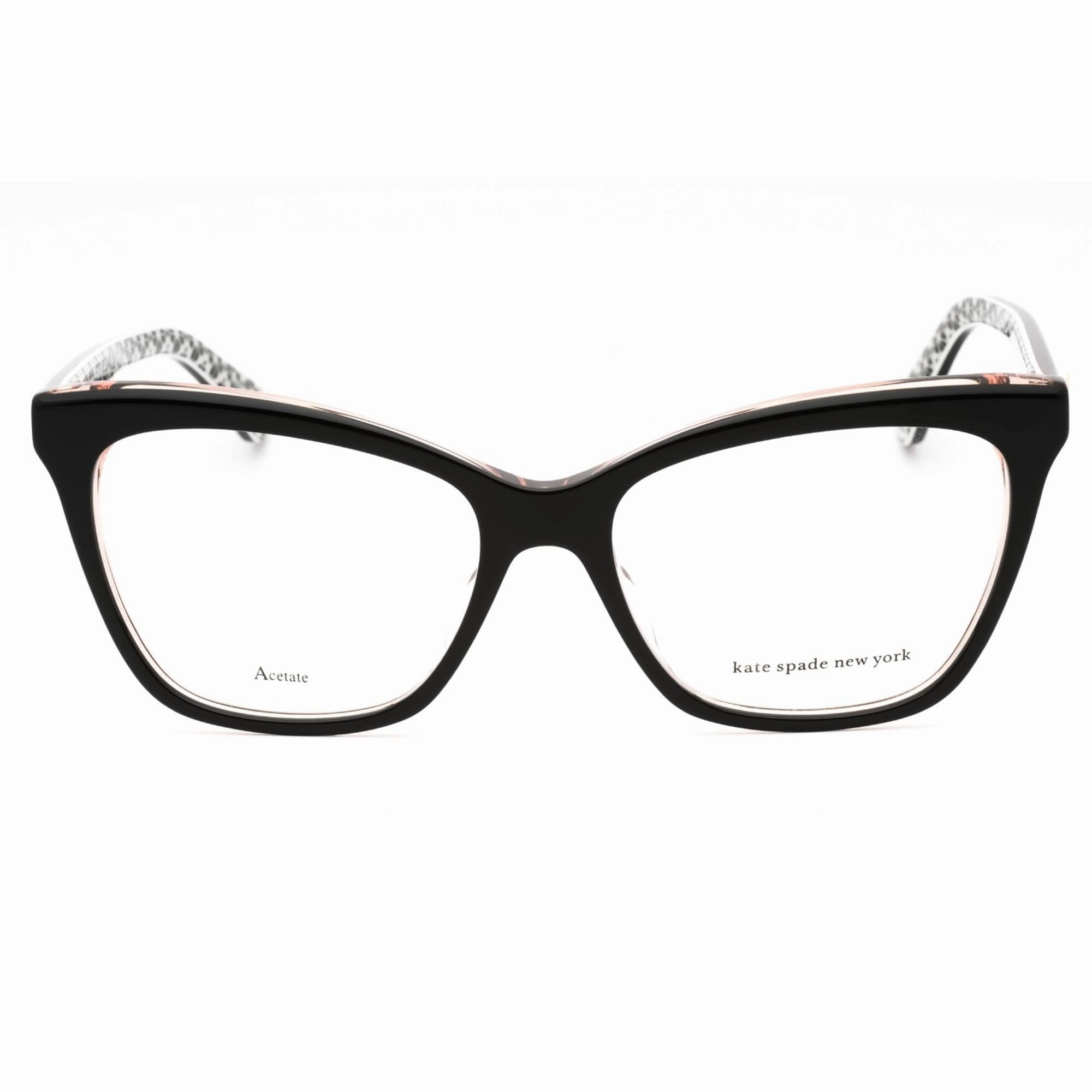 Kate Spade Women's Eyeglasses - Black Pink Plastic Full Rim Cat Eye | ADRIA 03H2 00
