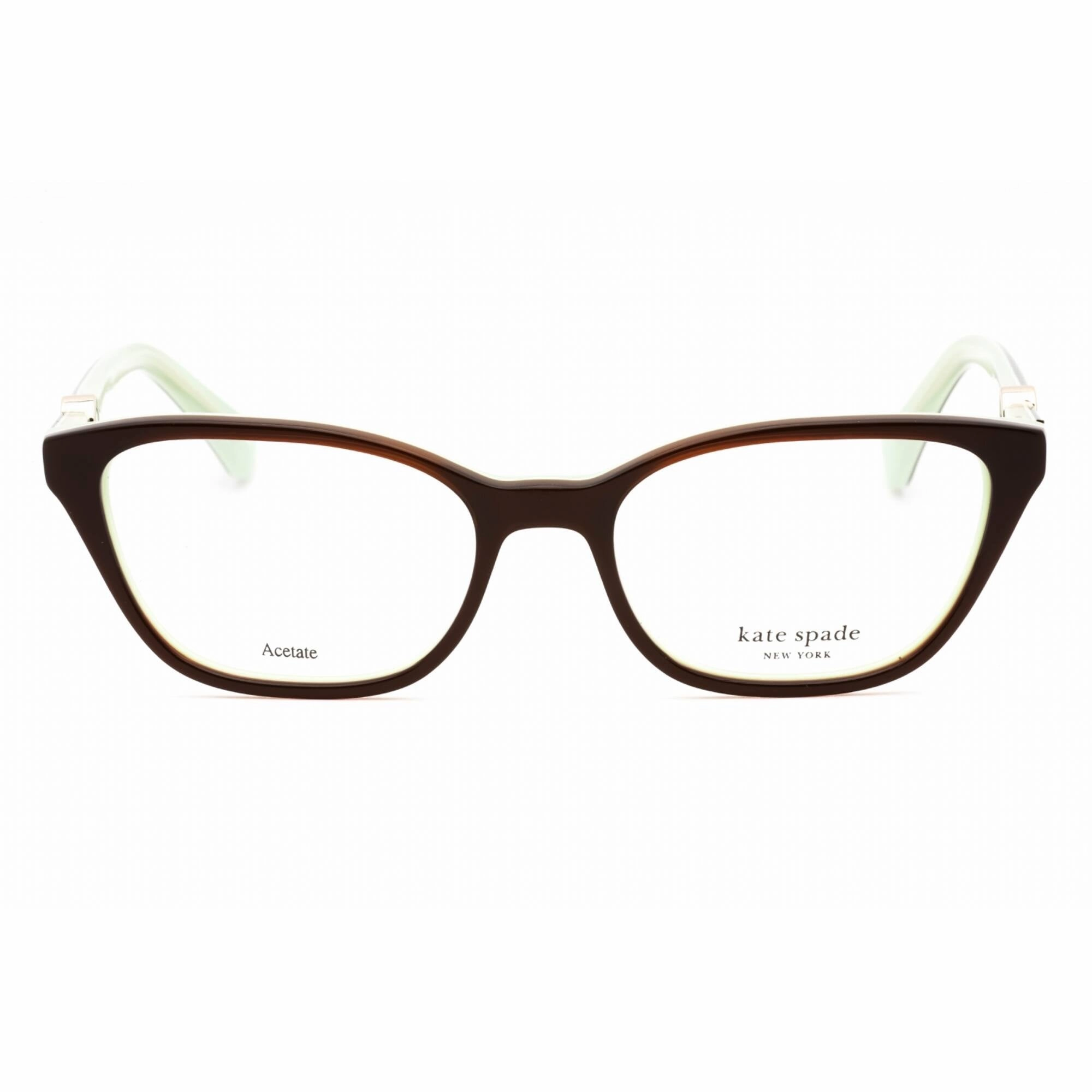 Kate Spade Women's Eyeglasses - Brown Plastic Full Rim Cat Eye Frame | EMMALEE 009Q 00