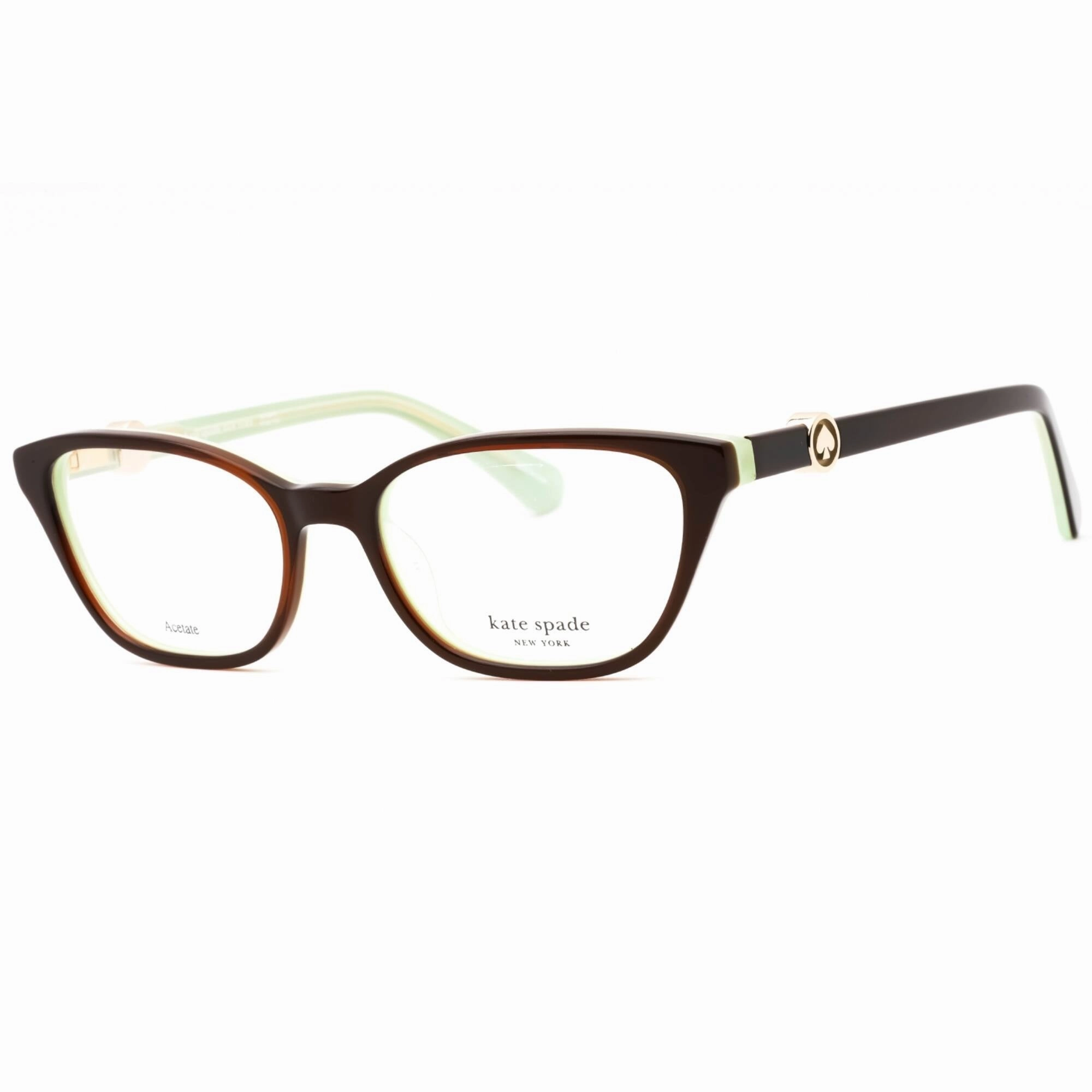 Kate Spade Women's Eyeglasses - Brown Plastic Full Rim Cat Eye Frame | EMMALEE 009Q 00