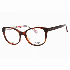 Kate Spade Women's Eyeglasses - Havana Plastic Full Rim Cat Eye Frame | NATALY 0086 00