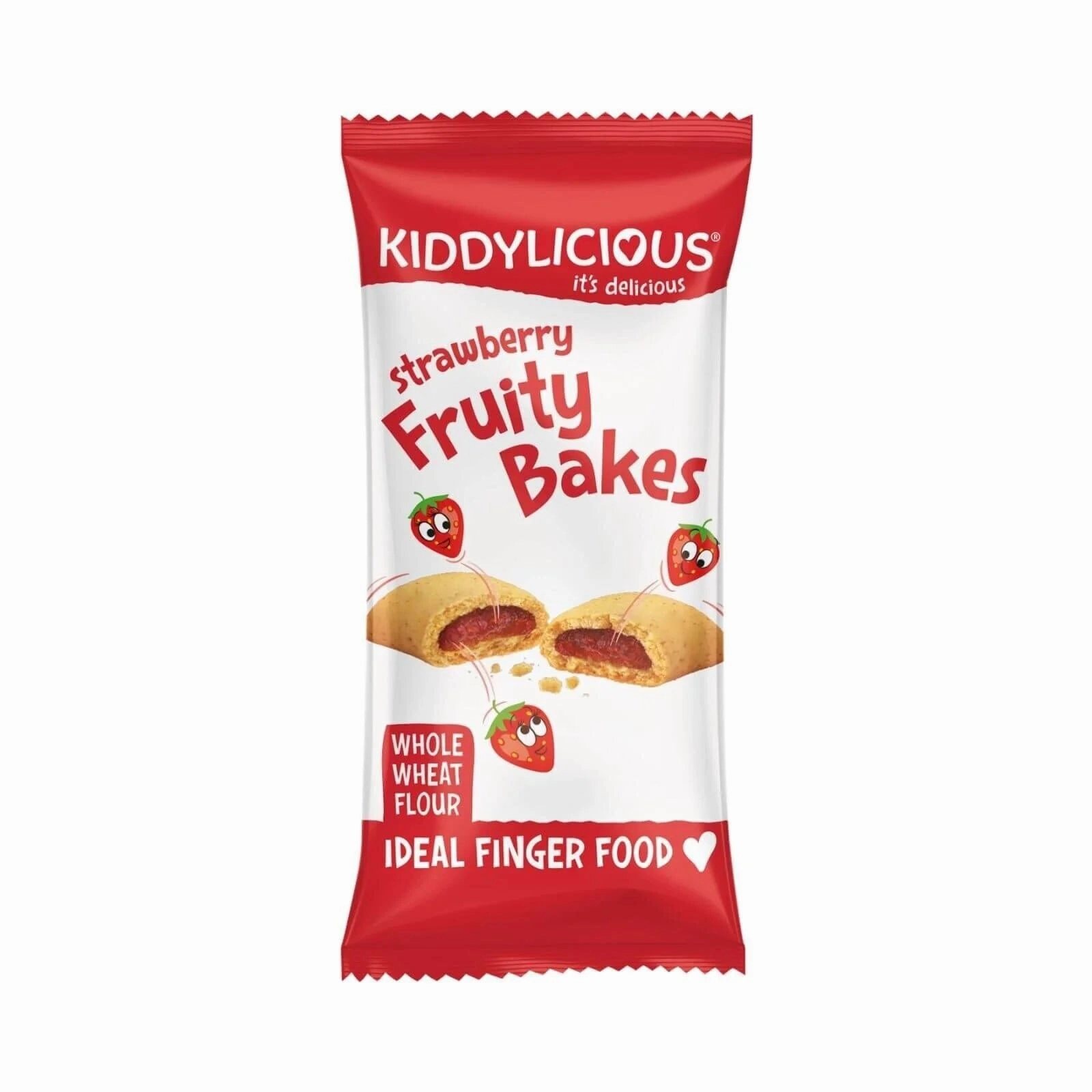 Kiddylicious Strawberry Fruity Bakes 12  months 132g (6x22g)