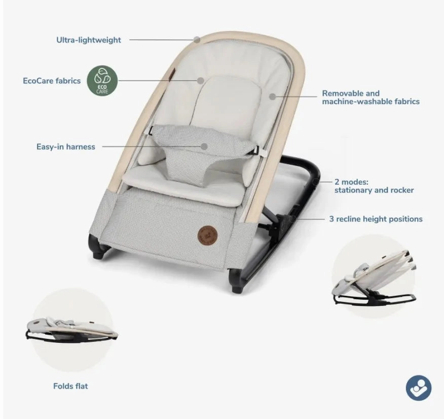 Kori 2-In-1 Rocker - Onyx Sand (See Description)