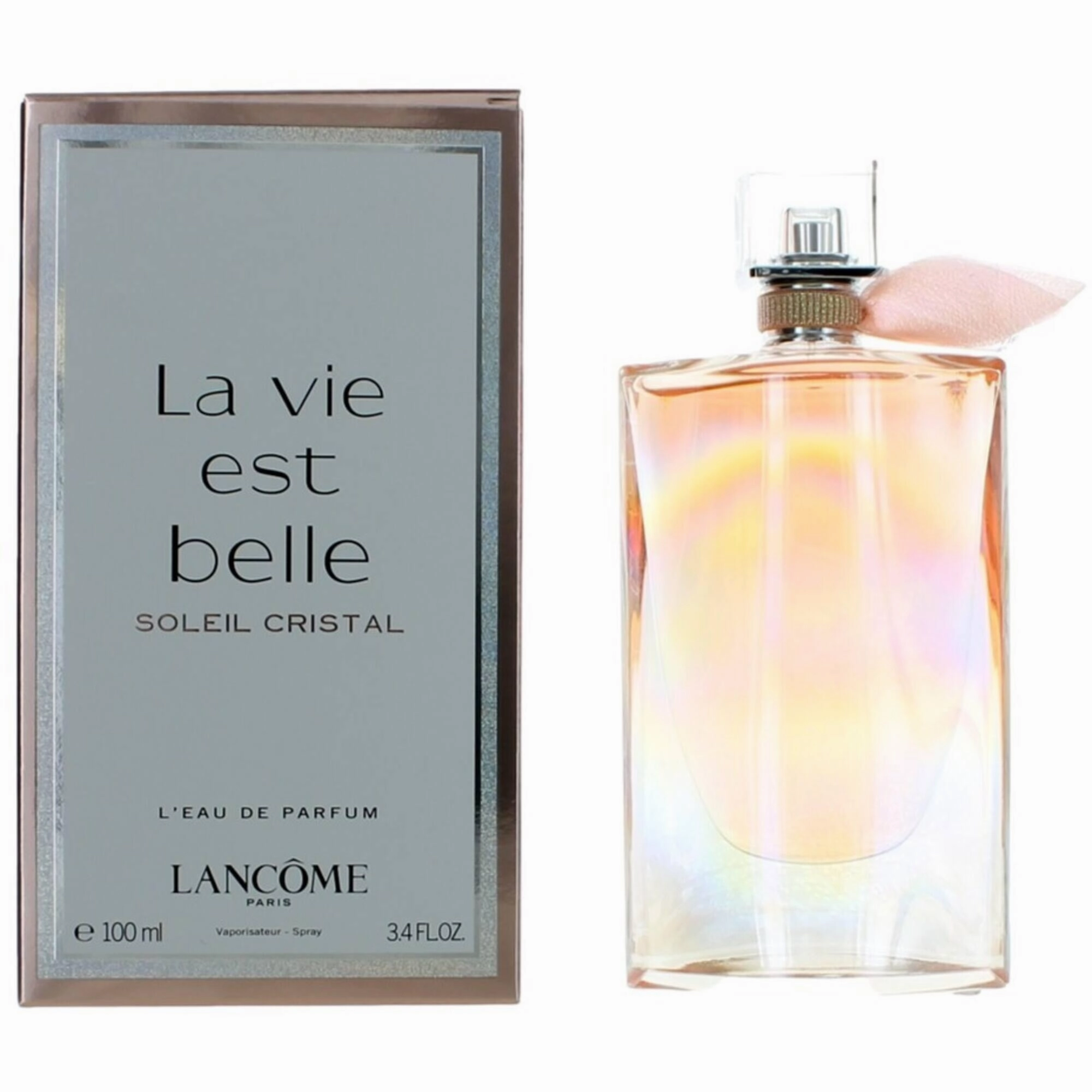 Lancome Women's Eau De Parfum Spray - La Vie Est Belle Soleil Crystal, 3.4 oz