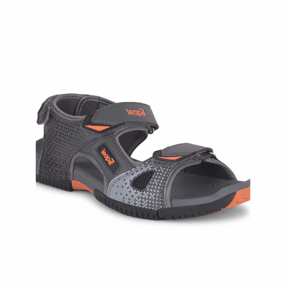 Leap7x Grey Sporty Casual Sandal For Men MONACO By Liberty