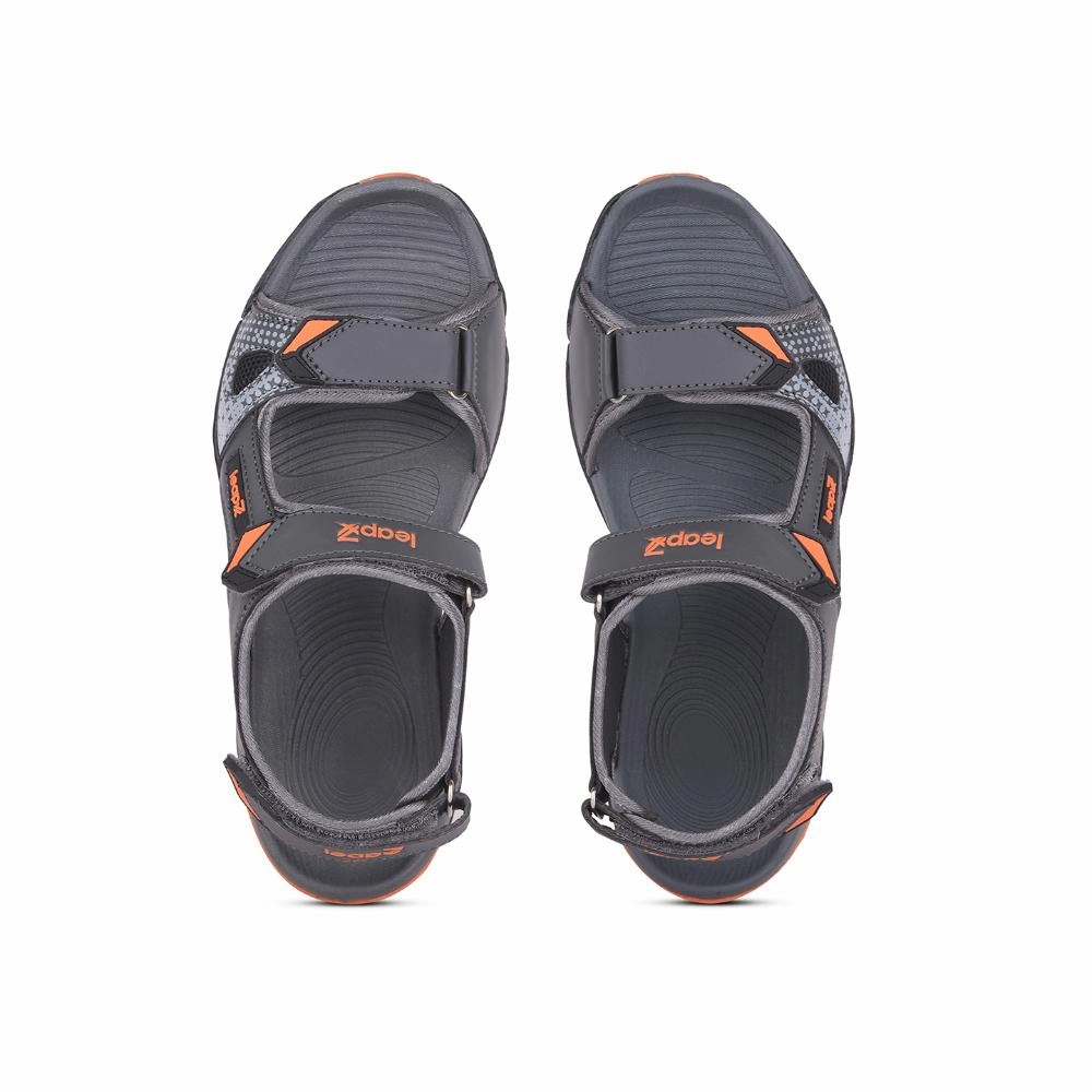 Leap7x Grey Sporty Casual Sandal For Men MONACO By Liberty