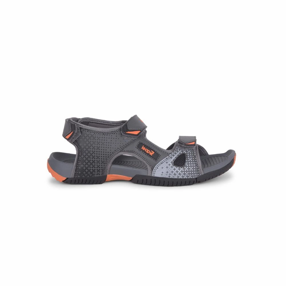 Leap7x Grey Sporty Casual Sandal For Men MONACO By Liberty