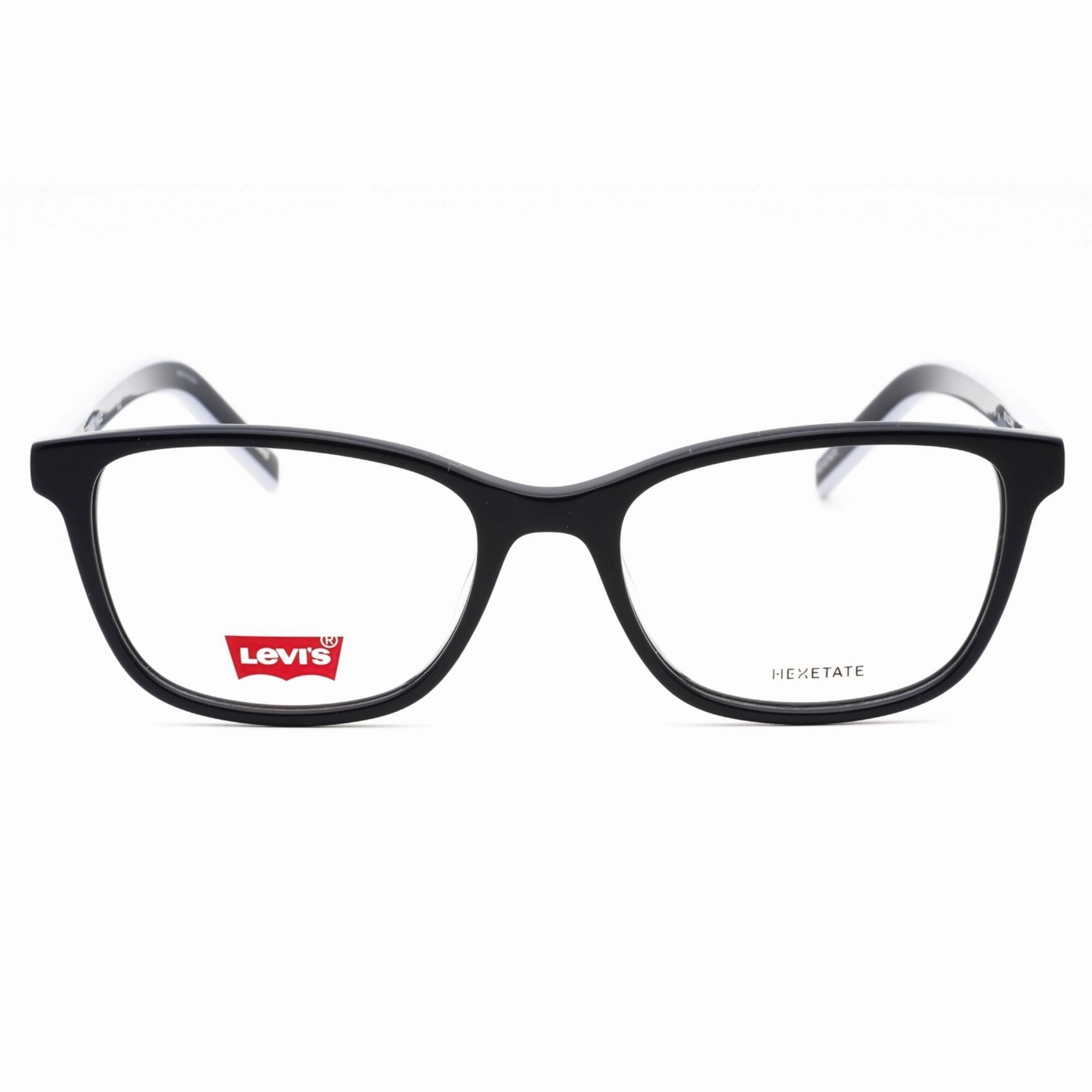 Levi's Women's Eyeglasses - Blue Plastic Full Rim Rectangular Frame | LV 1032 0PJP 00