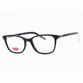 Levi's Women's Eyeglasses - Blue Plastic Full Rim Rectangular Frame | LV 1032 0PJP 00