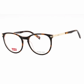 Levi's Women's Eyeglasses - Havana Pink Plastic Full Rim Oval Frame | LV 5031 00T4 00
