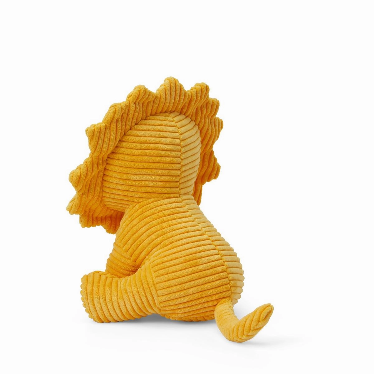 Lion Corduroy Yellow 17cm