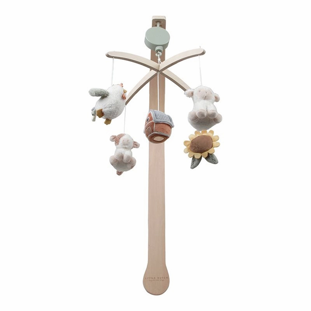 Little Dutch Little Farm Wooden Music Mobile