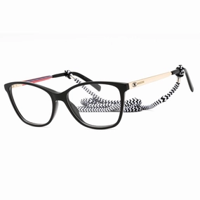 M Missoni Women's Eyeglasses - Black Plastic Full Rim Cat Eye Frame | MMI 0032 0807 00
