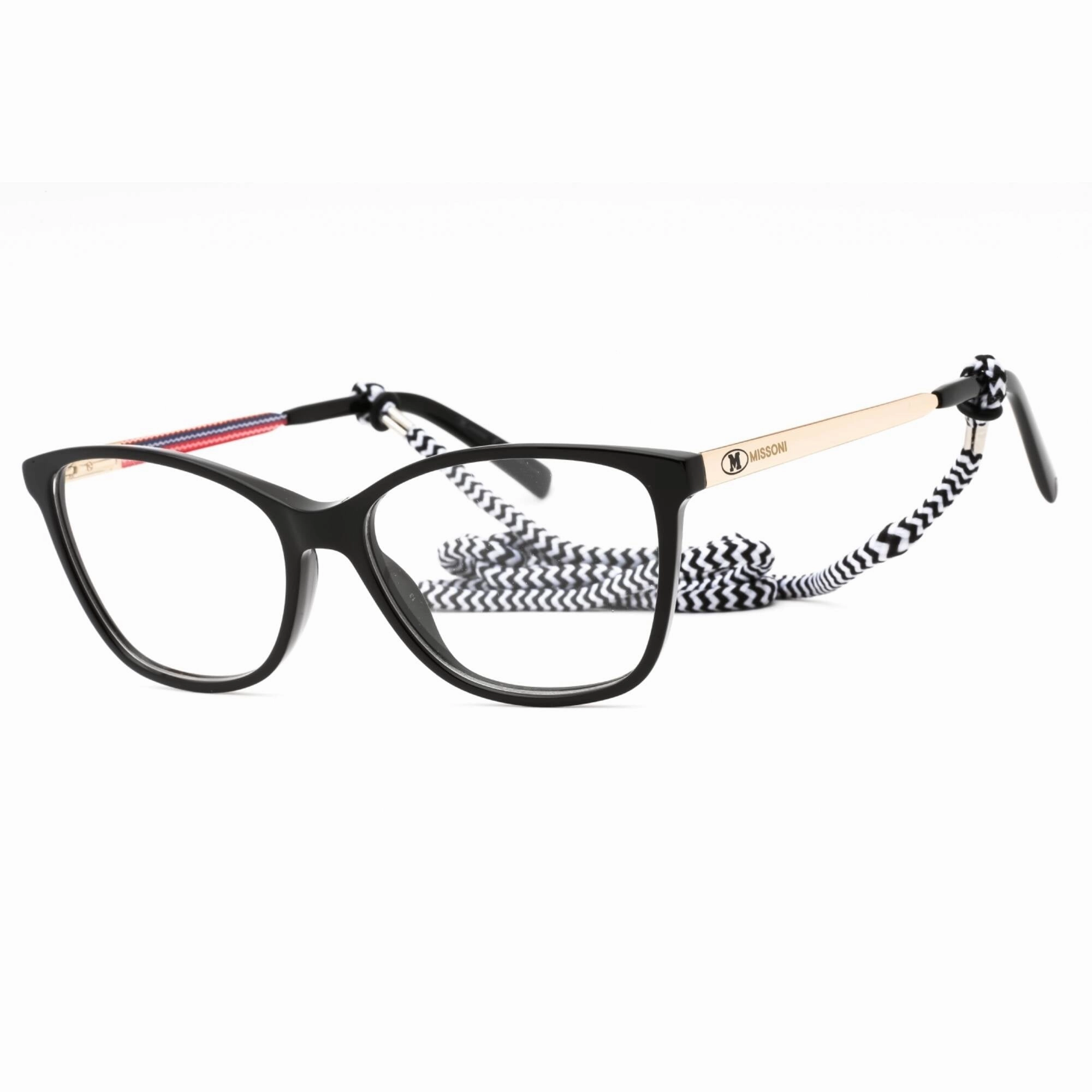 M Missoni Women's Eyeglasses - Black Plastic Full Rim Cat Eye Frame | MMI 0032 0807 00