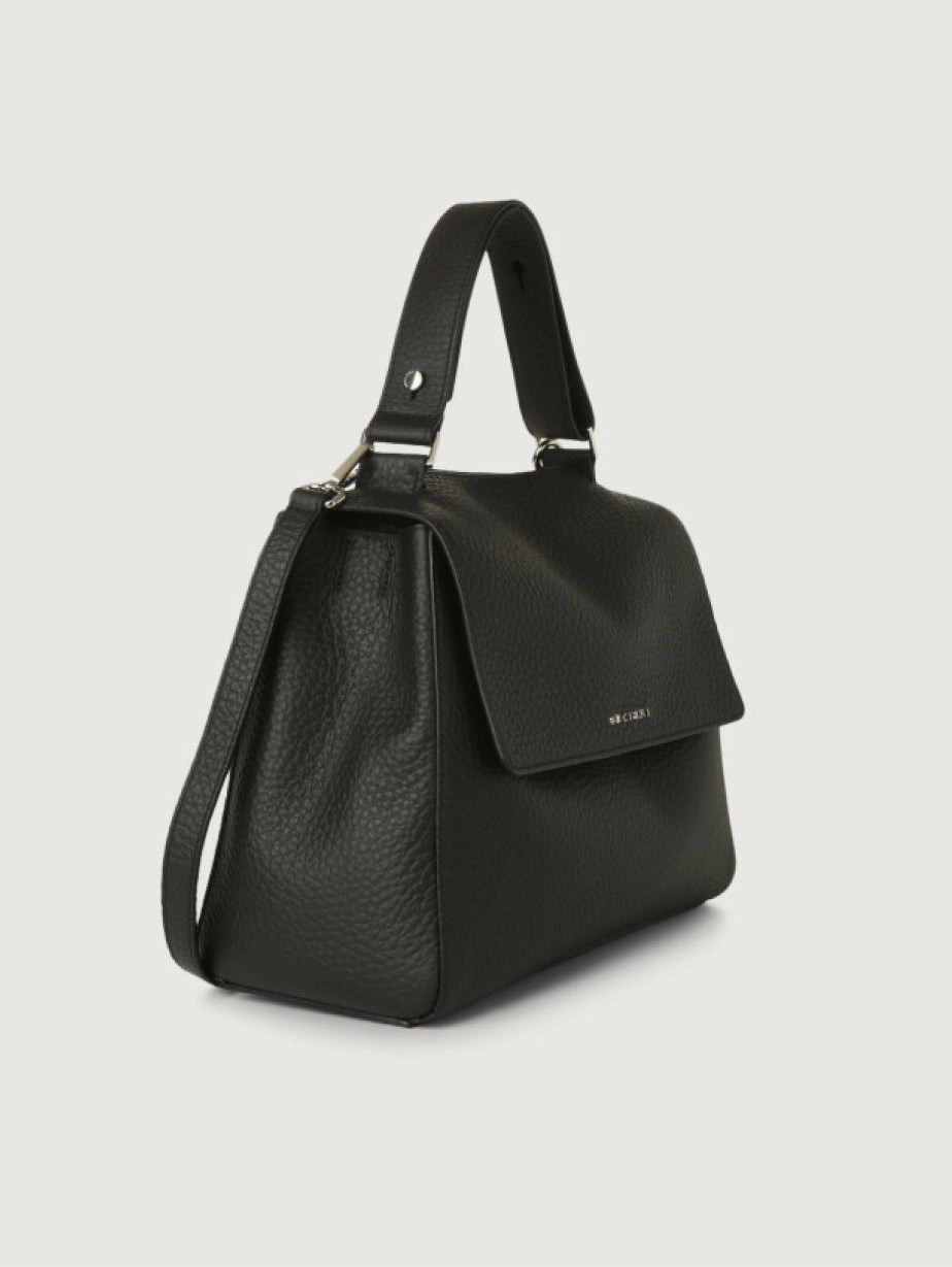 Medium Black Handbag Sveva