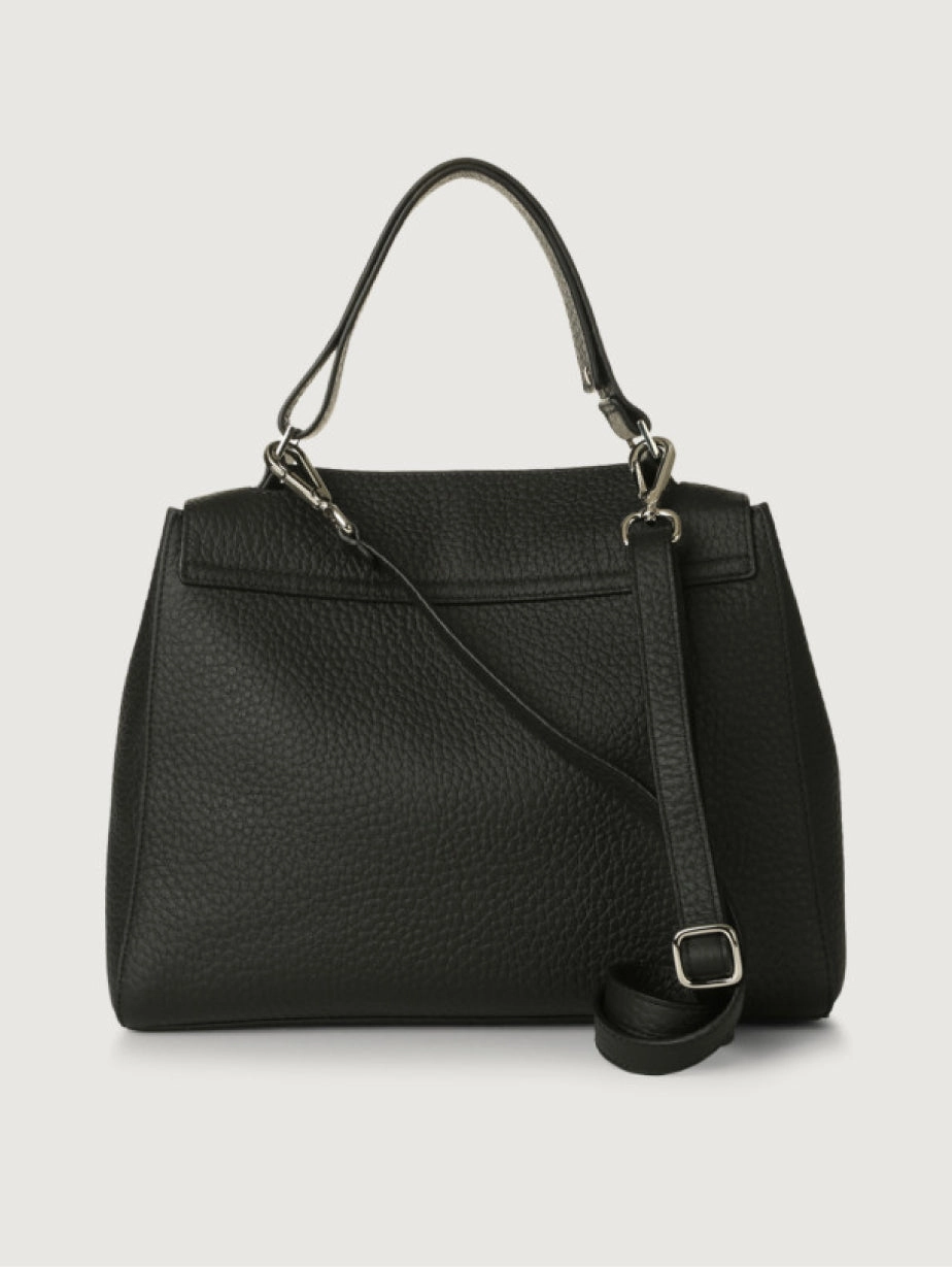 Medium Black Handbag Sveva
