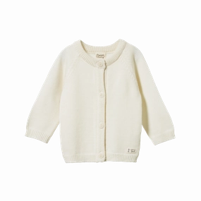 Merino Knit Cardigan - Natural