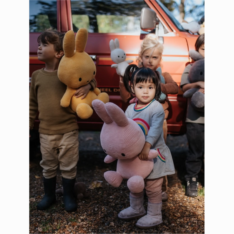 Miffy Sitting Corduroy - Yellow