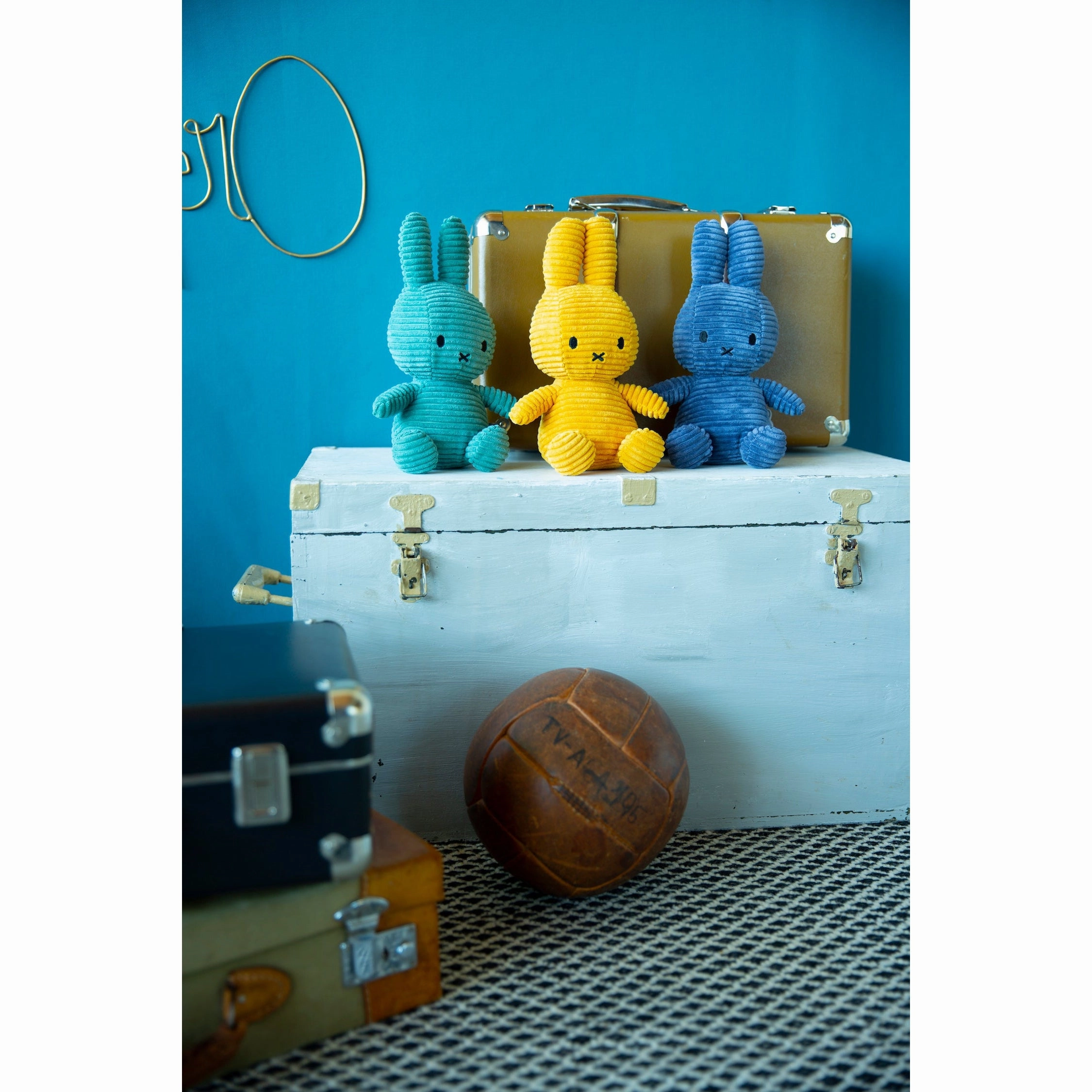 Miffy Sitting Corduroy - Yellow
