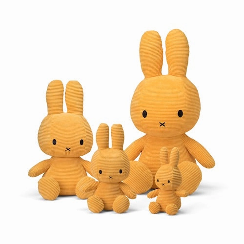 Miffy Sitting Corduroy - Yellow