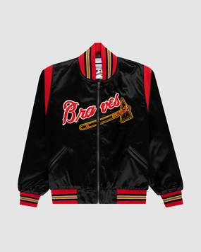 Milwaukee Braves 1957 Authentic All Satin Varsity Jacket