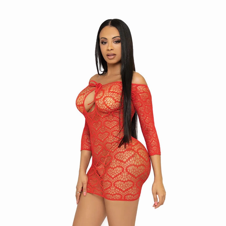 Modern Love Heart Net Dress
