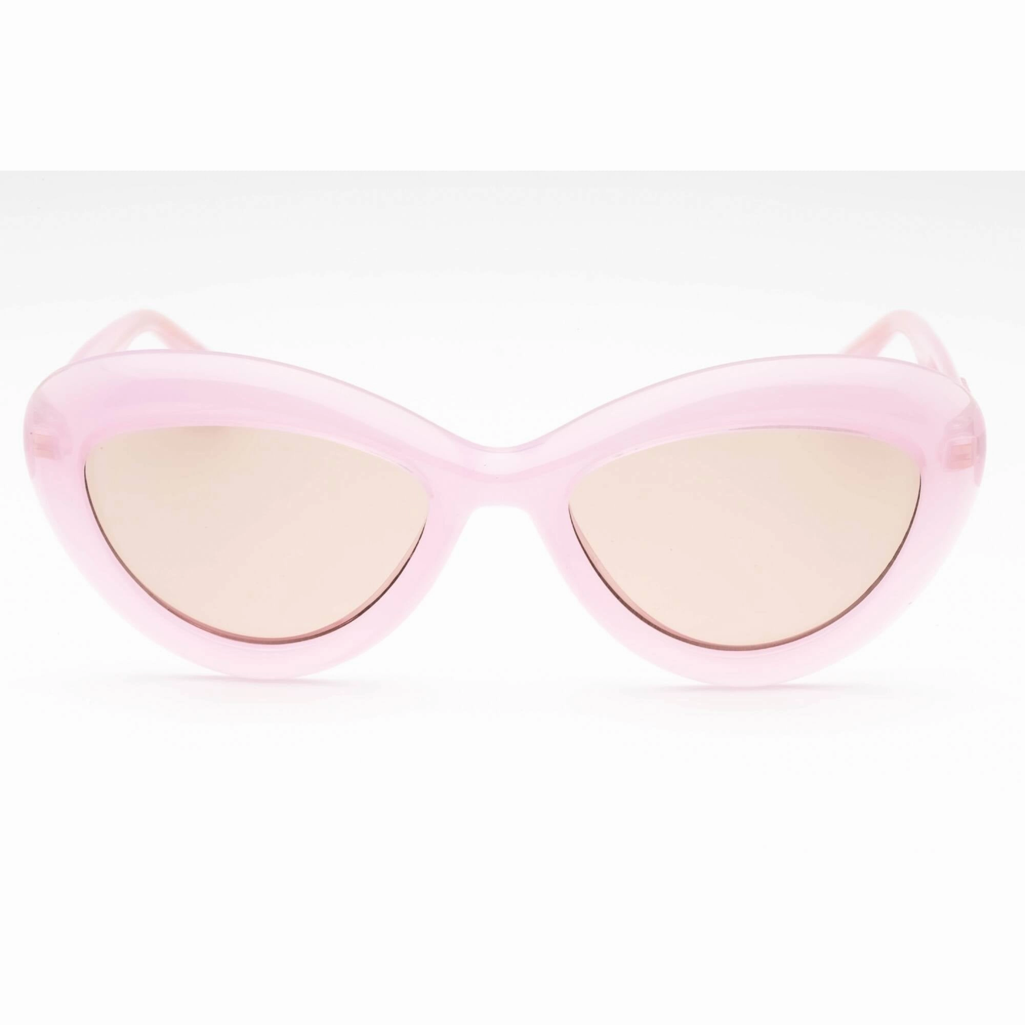 Moschino Women's Sunglasses - Pink Plastic Full Rim Cat Eye Frame | MOS163/S 035J U1