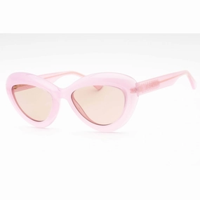 Moschino Women's Sunglasses - Pink Plastic Full Rim Cat Eye Frame | MOS163/S 035J U1