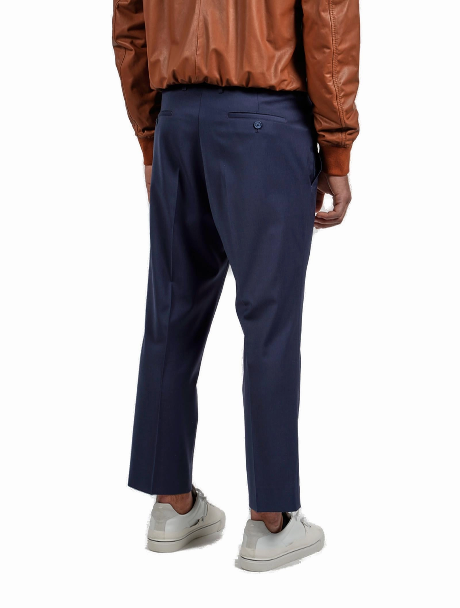 Neil Barrett Cropped Tailored Straight Leg Pants