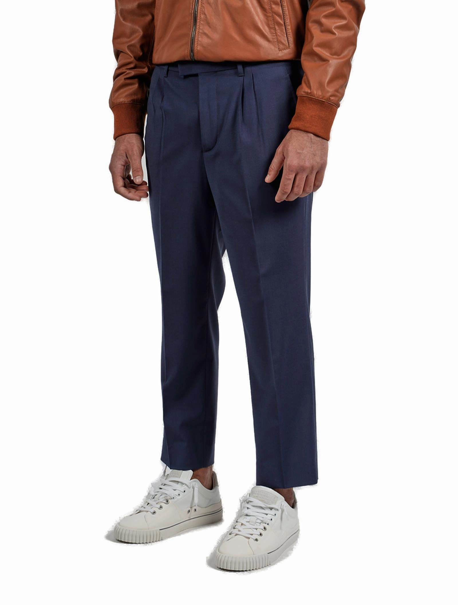 Neil Barrett Cropped Tailored Straight Leg Pants