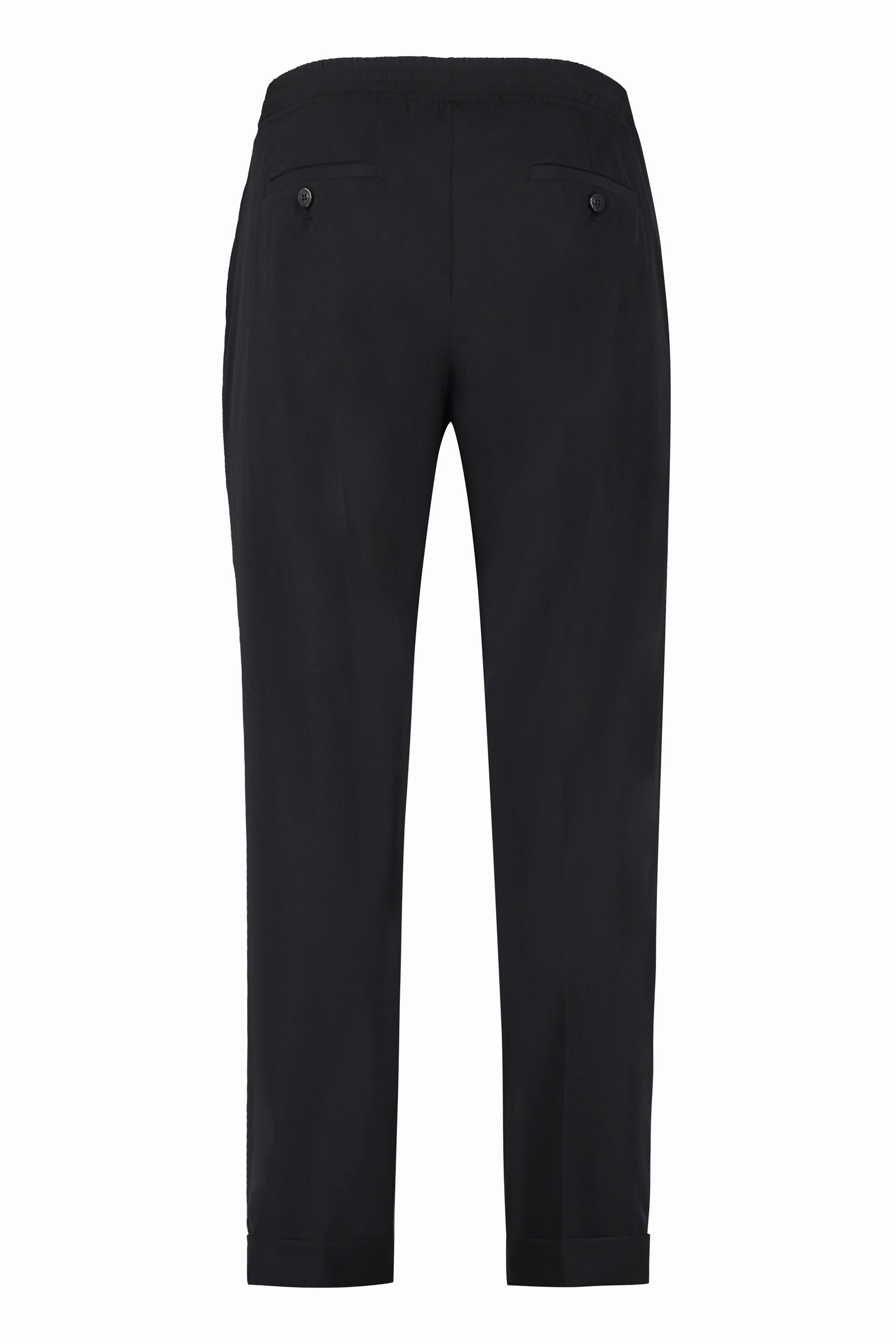 Neil Barrett Elasticated Waistband Cropped Tailored Pants