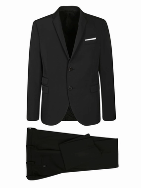 Neil Barrett Tailored Gabardine Slim Suits