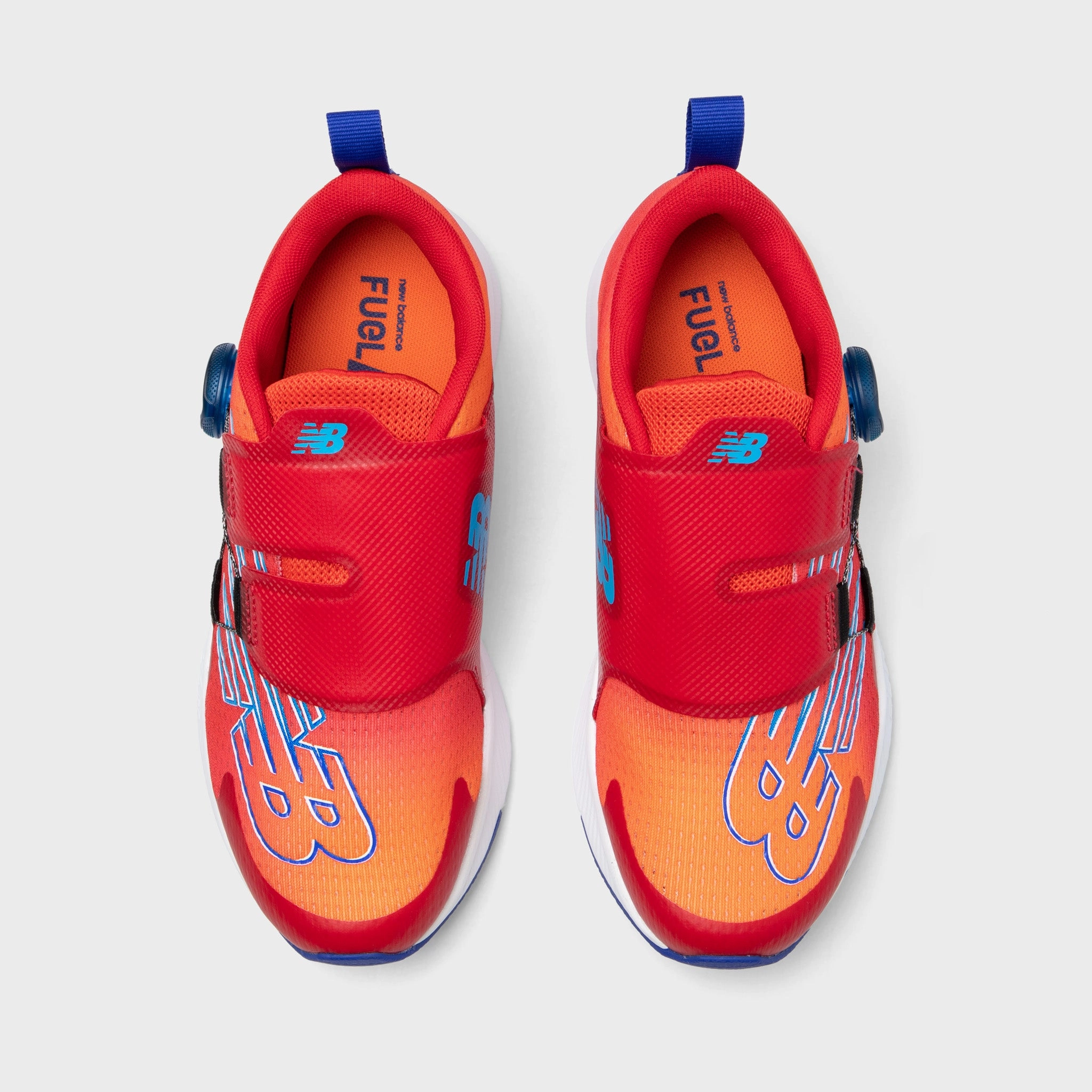 New Balance Juniors' Fuelcore Reveal Boa Neo Flame / Team Red - Infinity Blue
