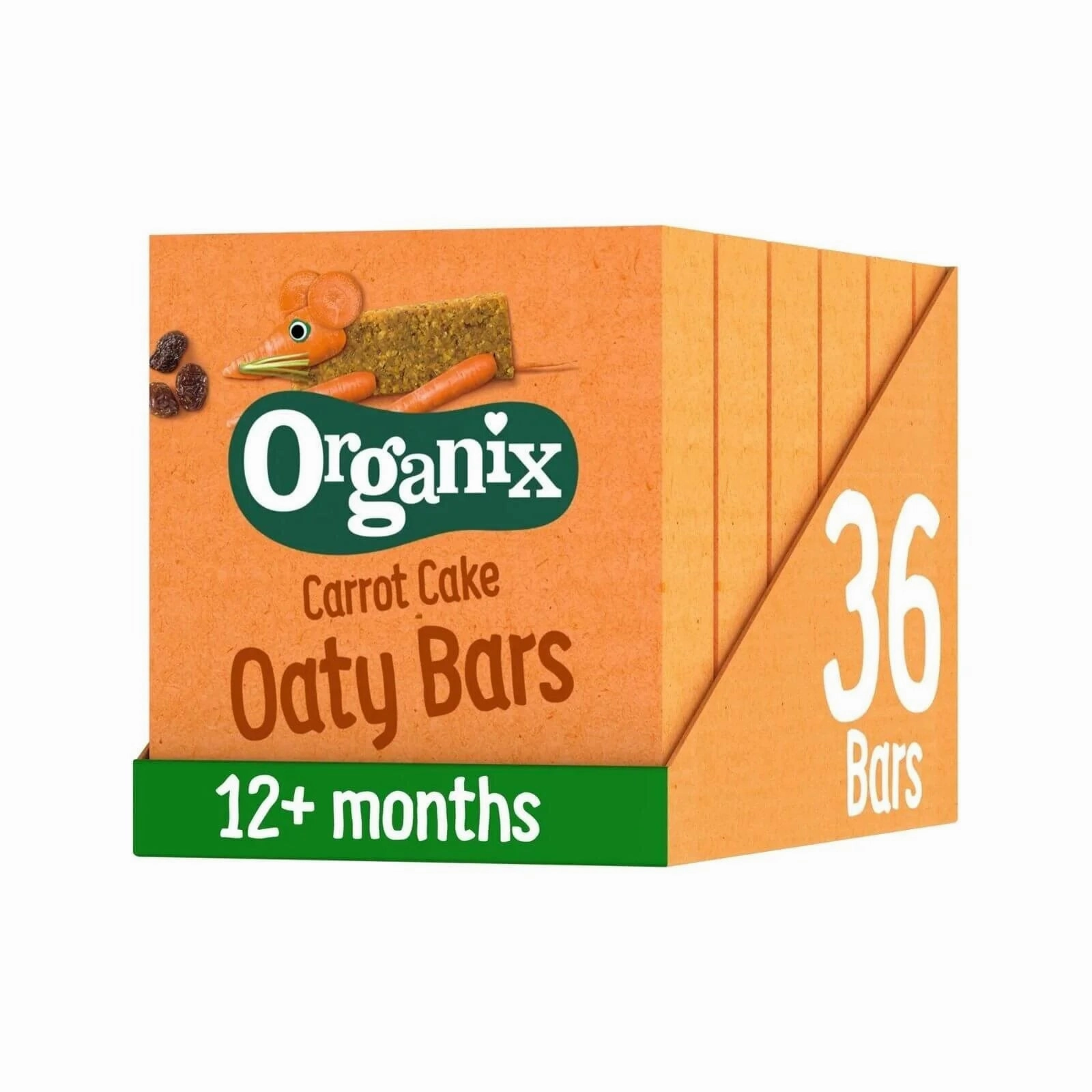 Organix Carrot Cake Soft Oaty Bars 12  months 138g (6x23g)
