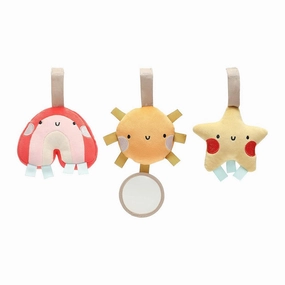 Pearhead Stroller Toy Set Of 3 Rainbow
