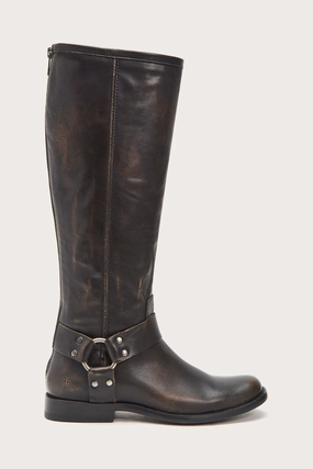 Phillip Harness Tall Wide Calf - Pre-Loved