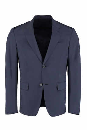 Prada Single Breasted Tailored Blazer