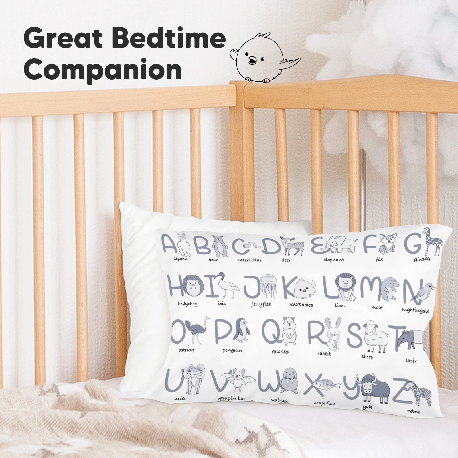 Printed Toddler Pillowcase 13X18"
