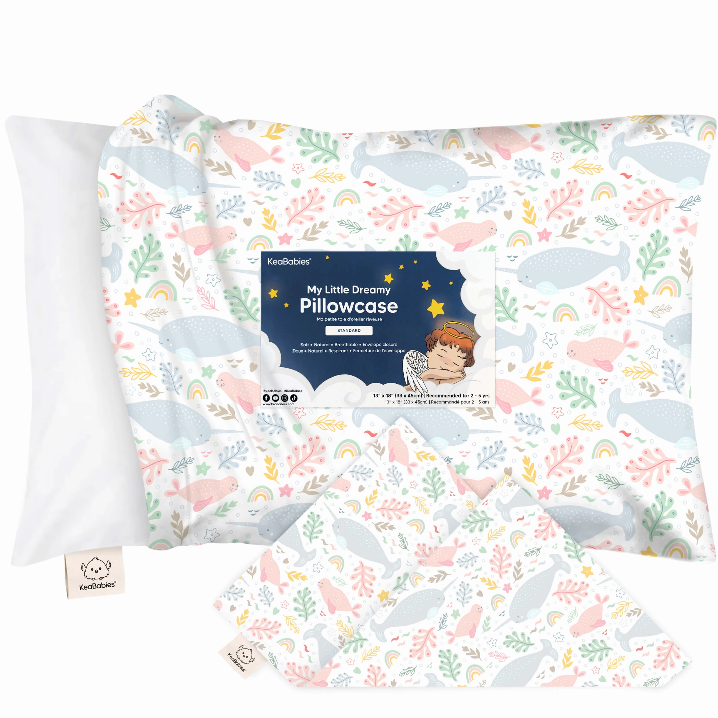 Printed Toddler Pillowcase 13X18"