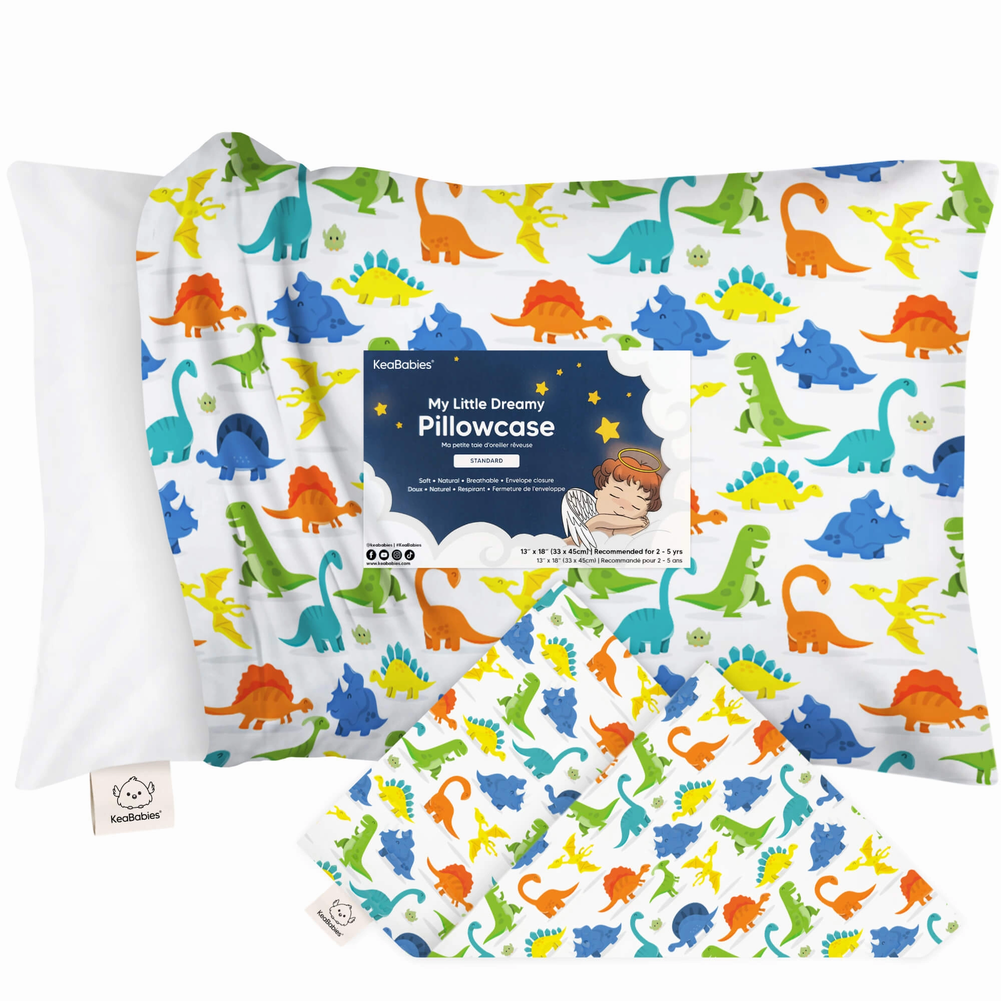 Printed Toddler Pillowcase 13X18"