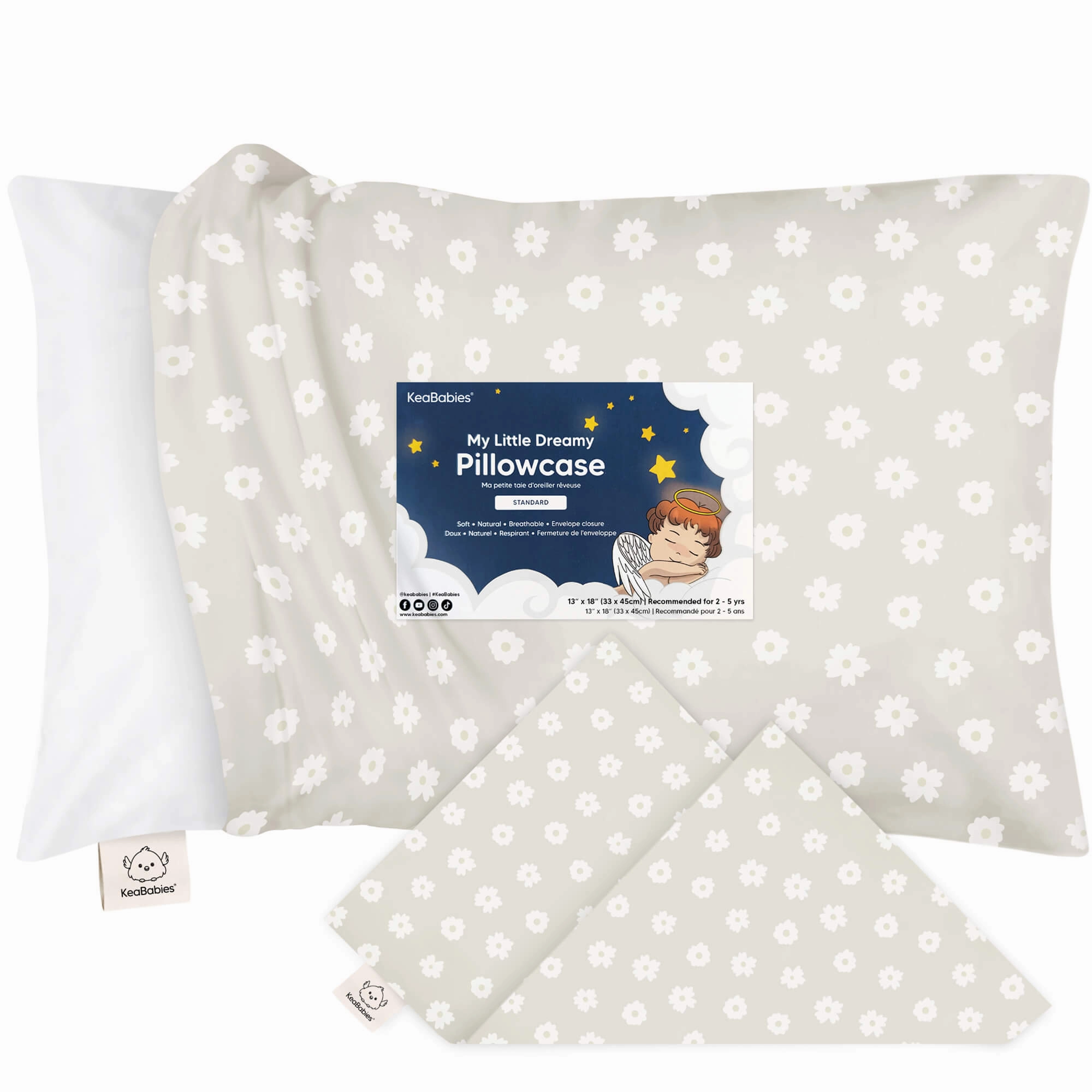 Printed Toddler Pillowcase 13X18"