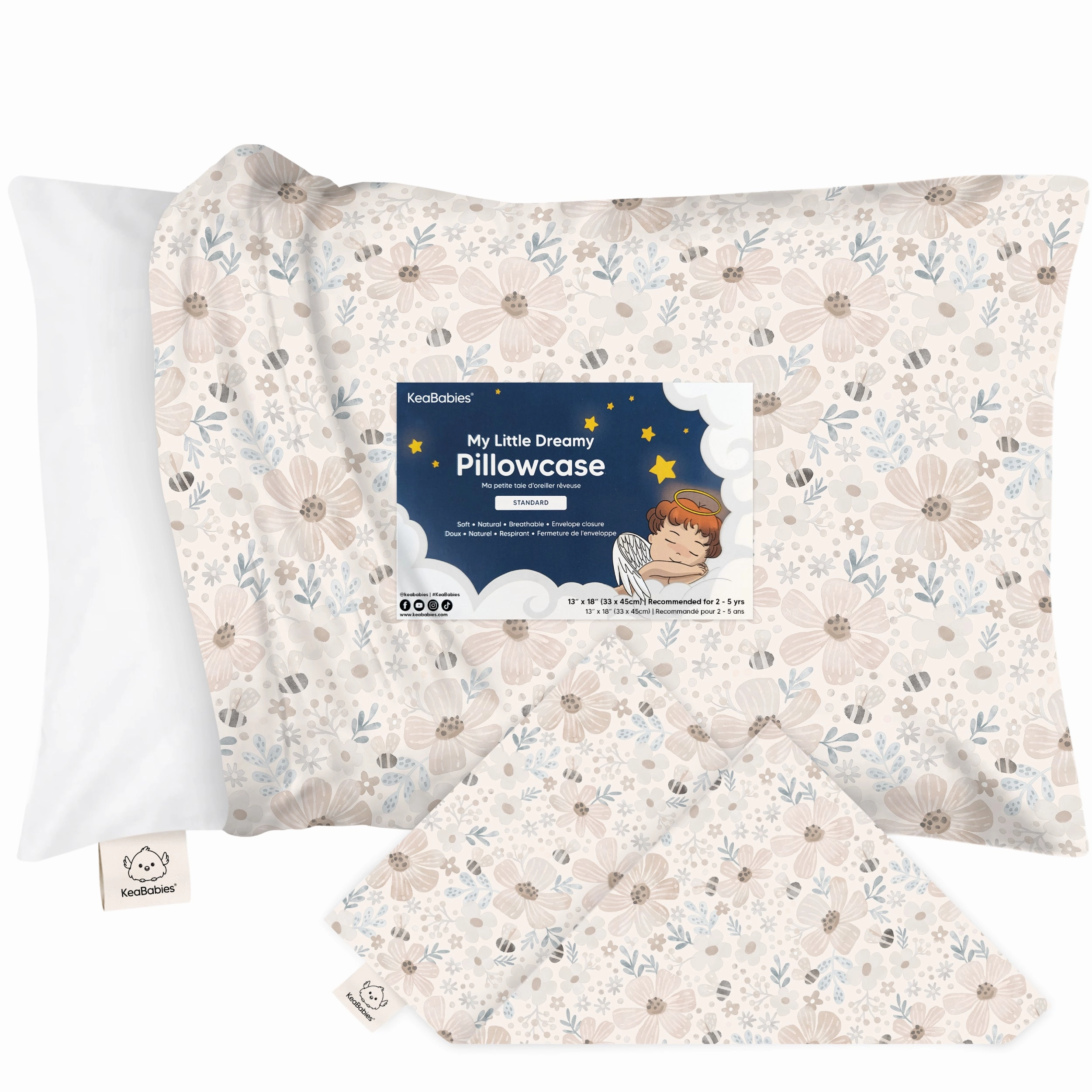Printed Toddler Pillowcase 13X18"