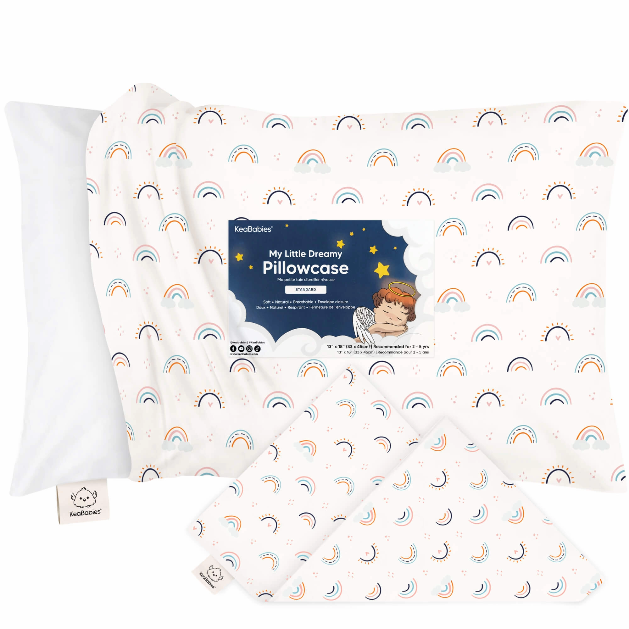Printed Toddler Pillowcase 13X18"
